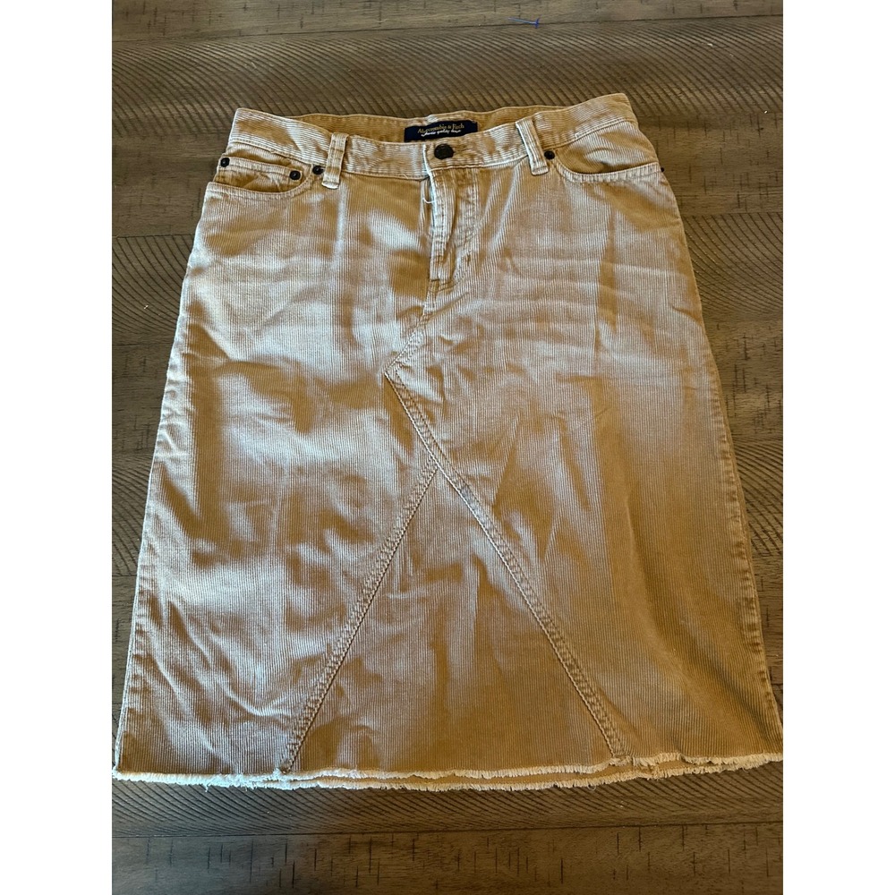 Vintage Abercrombie & Fitch Y2K Corduroy Mini Skirt - Size 2
